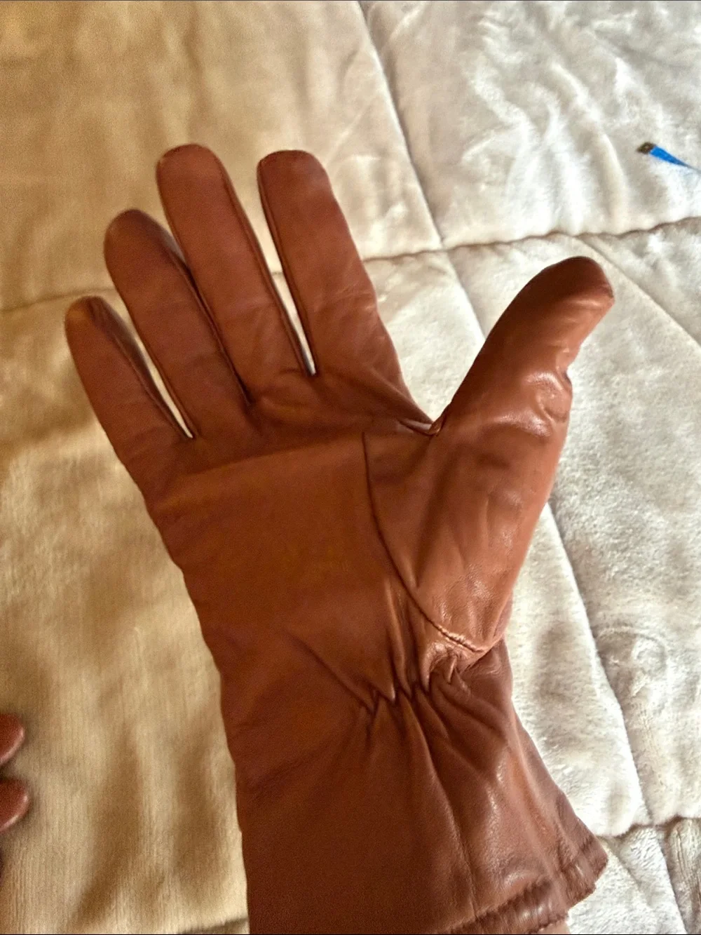 3M Thinsulate Brown Leather Gloves